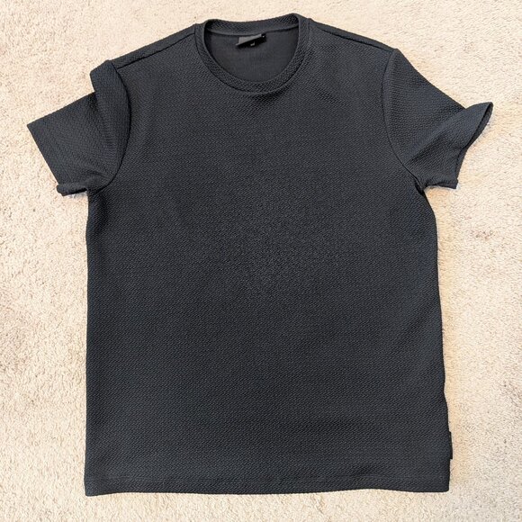 Emporio Armani Short Sleeve Shirt - Black - Mens Size XX-Large - Picture 1 of 2